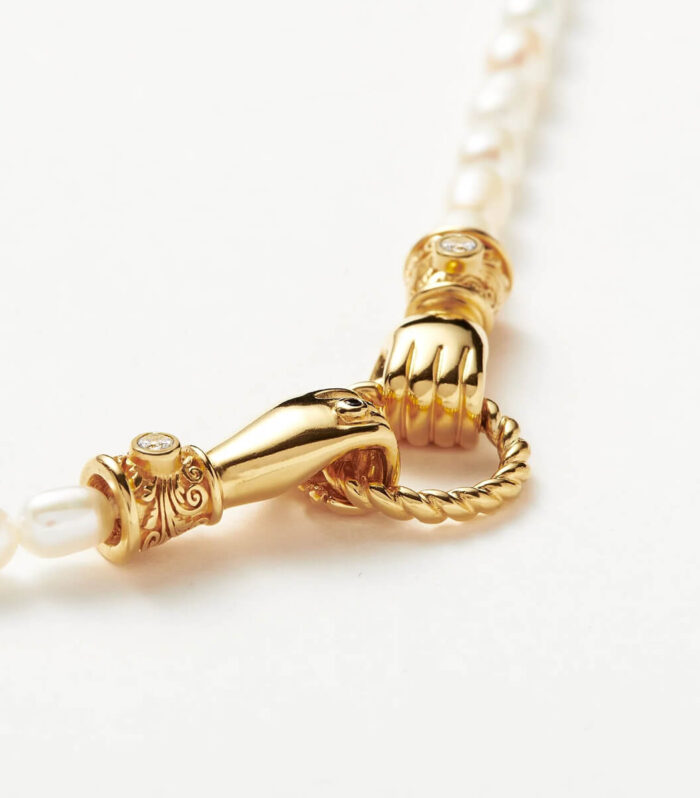Harris Reed Hands Pearl Bracelet