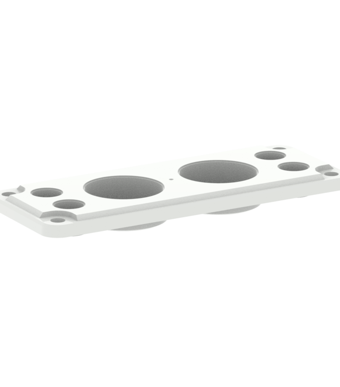 II/C-flanges - 2xM50 + 4xM20