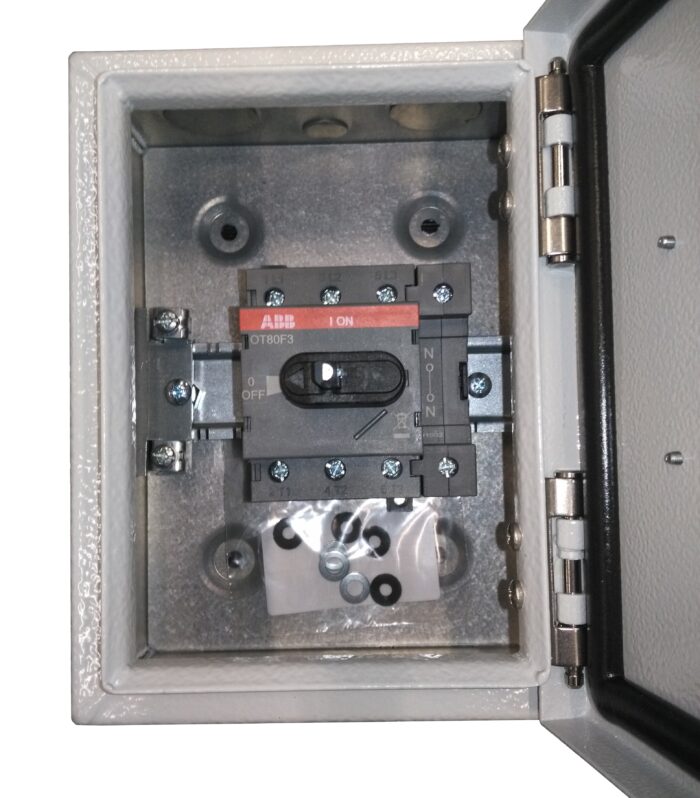 Front Operated Enclosed Switch, Metal Enclosed, 3p, 80A, IP54