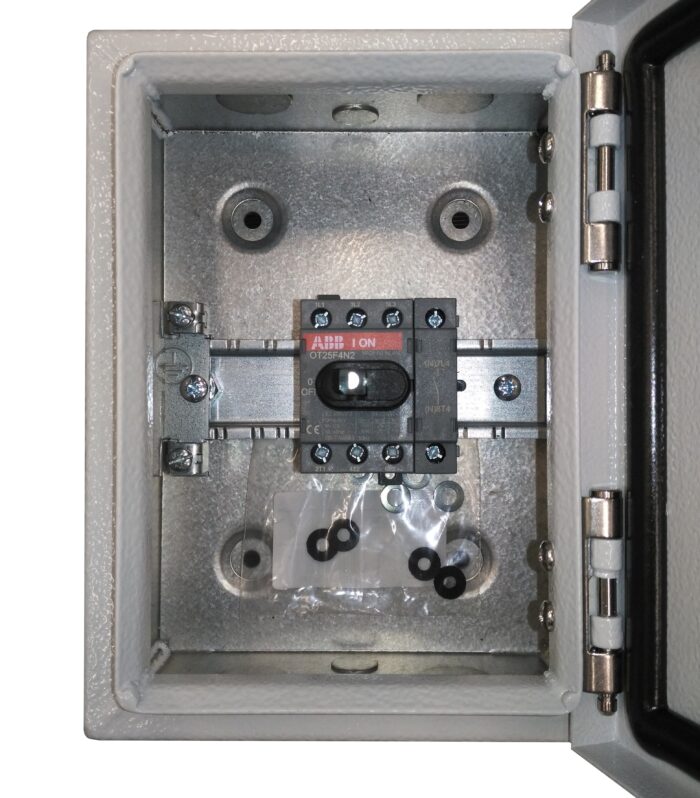 Front Operated Enclosed Switch, Metal Enclosed, 4p, 25A, IP54