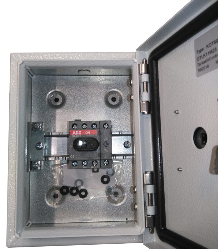 Front Operated Enclosed Switch, Metal Enclosed, 3p, 40A, IP54