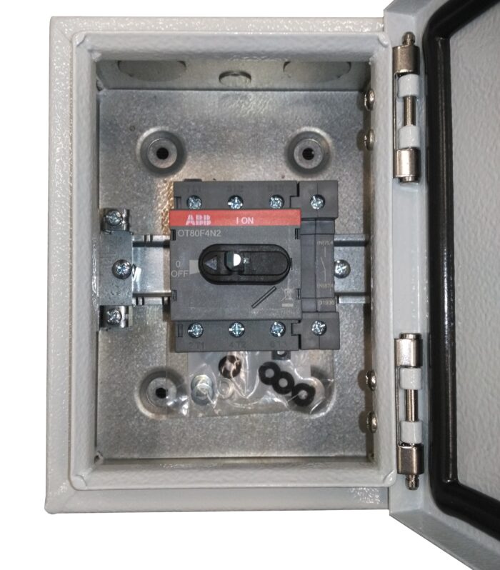 Front Operated Enclosed Switch, Metal Enclosed, 4p, 80A, IP54