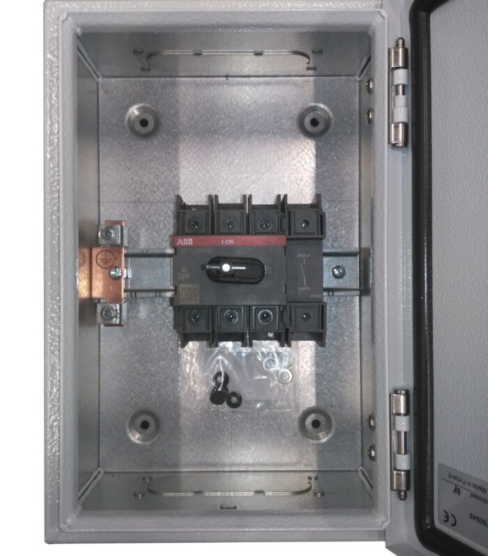 Front Operated Enclosed Switch, Metal Enclosed, 4p, 125A, IP54