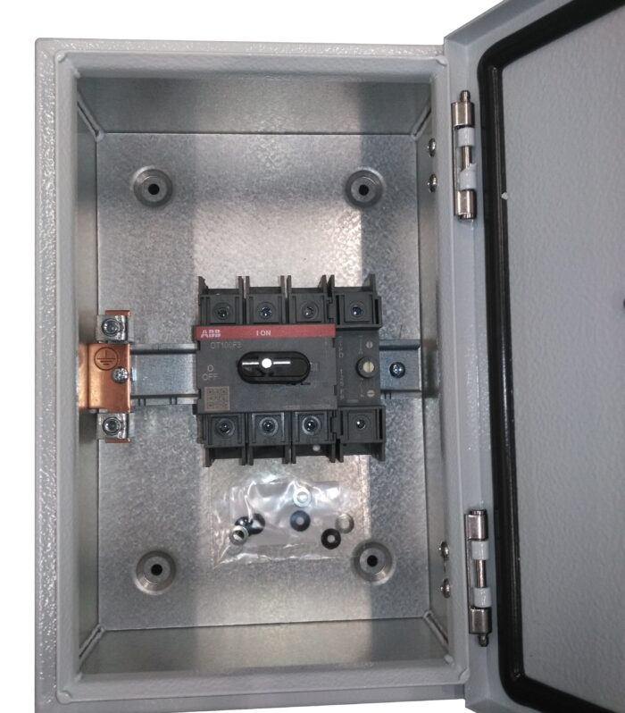 Front Operated Enclosed Switch, Metal Enclosed, 3p, 100A, IP54