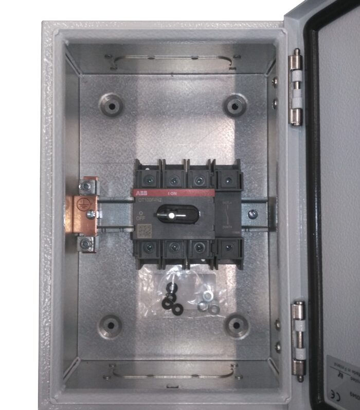 Front Operated Enclosed Switch, Metal Enclosed, 4p, 100A, IP54
