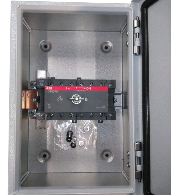 Front Operated Enclosed Switch, Metal Enclosed, 6p, 80A, IP54