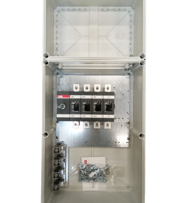 Front Operated, Plastic Enclosed Switch, 4p, 400A, IP54