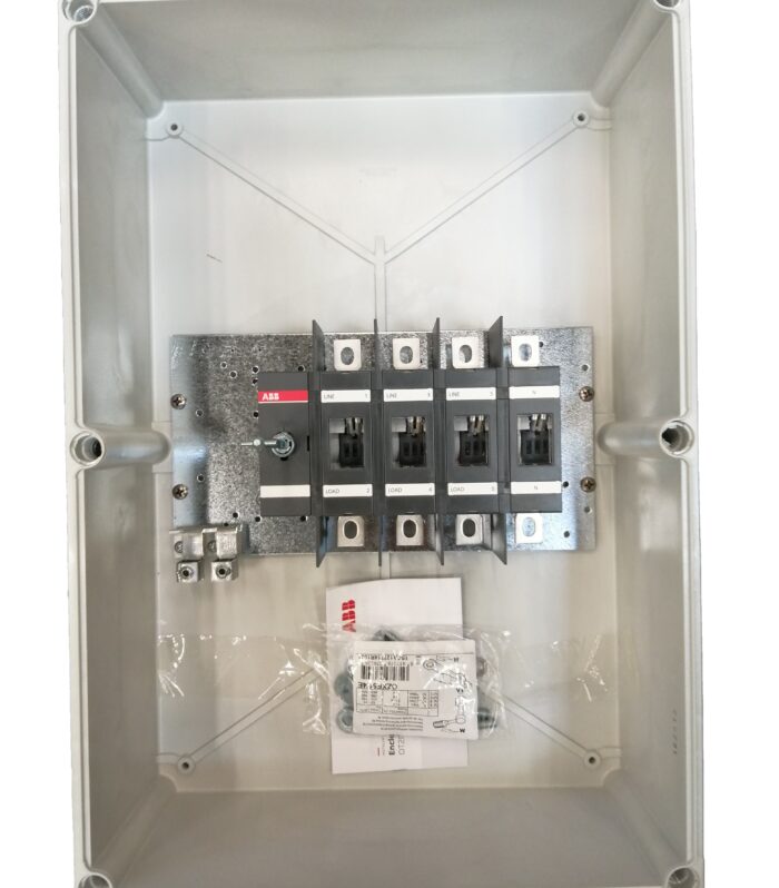 Front Operated, Plastic Enclosed Switch, 4p, 250A, IP54