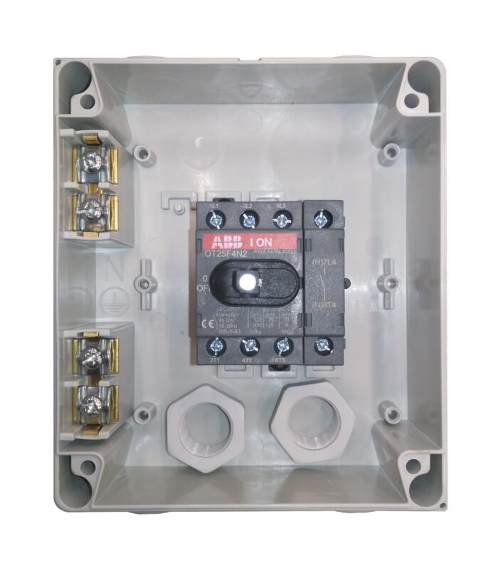 Front Operated, Plastic Enclosed Switch, 4p, 25A, IP54